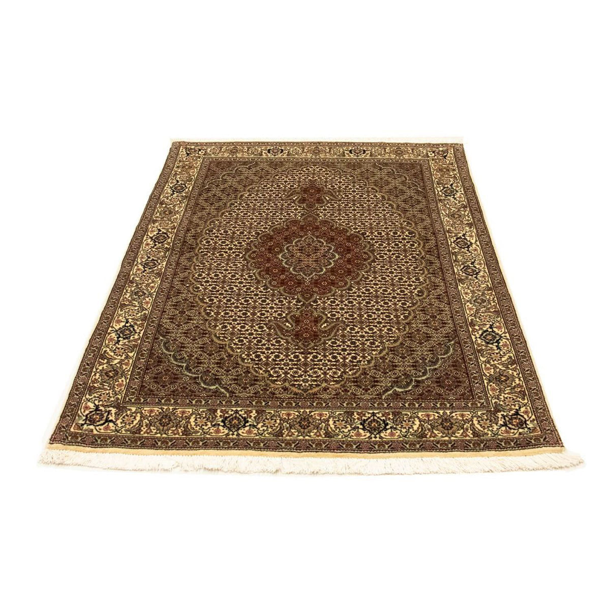 Perzisch tapijt - Tabriz - Royal - 154 x 100 cm - beige