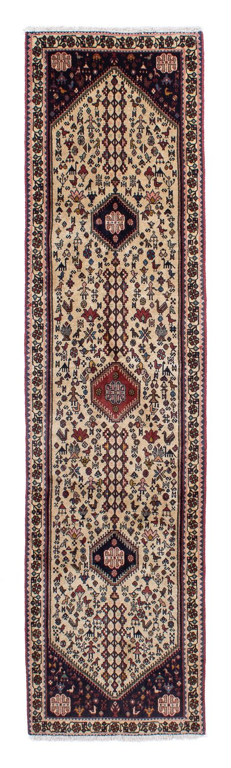 Loper Perzisch Tapijt - Nomadisch - 300 x 76 cm - beige