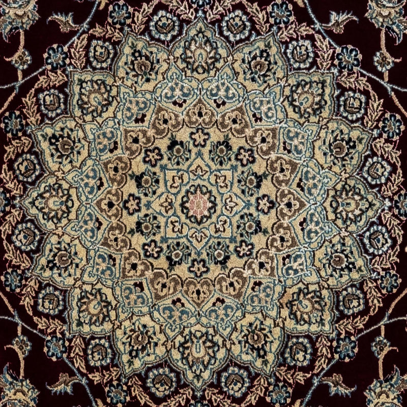 Perzisch tapijt - Nain - Koninklijk - 355 x 248 cm - zwart