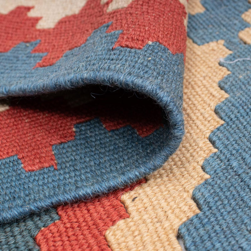 Kelim tapijt - Oosters - 183 x 124 cm - blauw