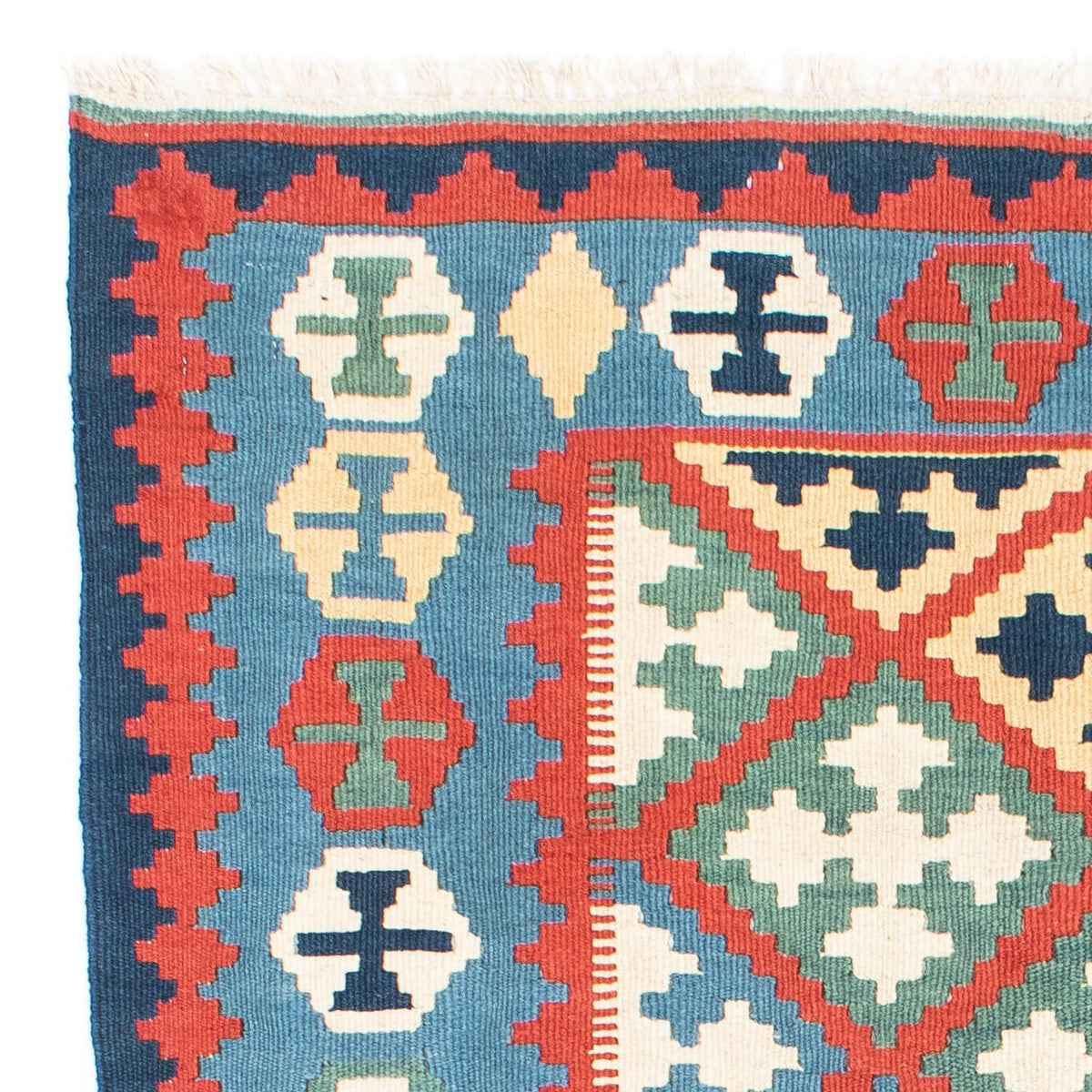 Kelim tapijt - Oosters - 175 x 124 cm - blauw