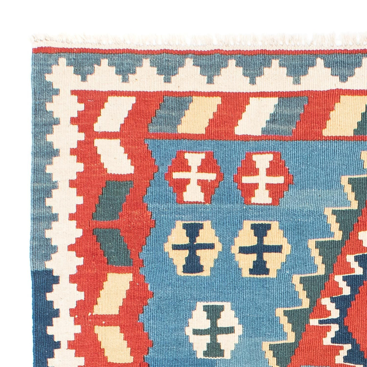 Kelim tapijt - Oosters - 173 x 118 cm - blauw