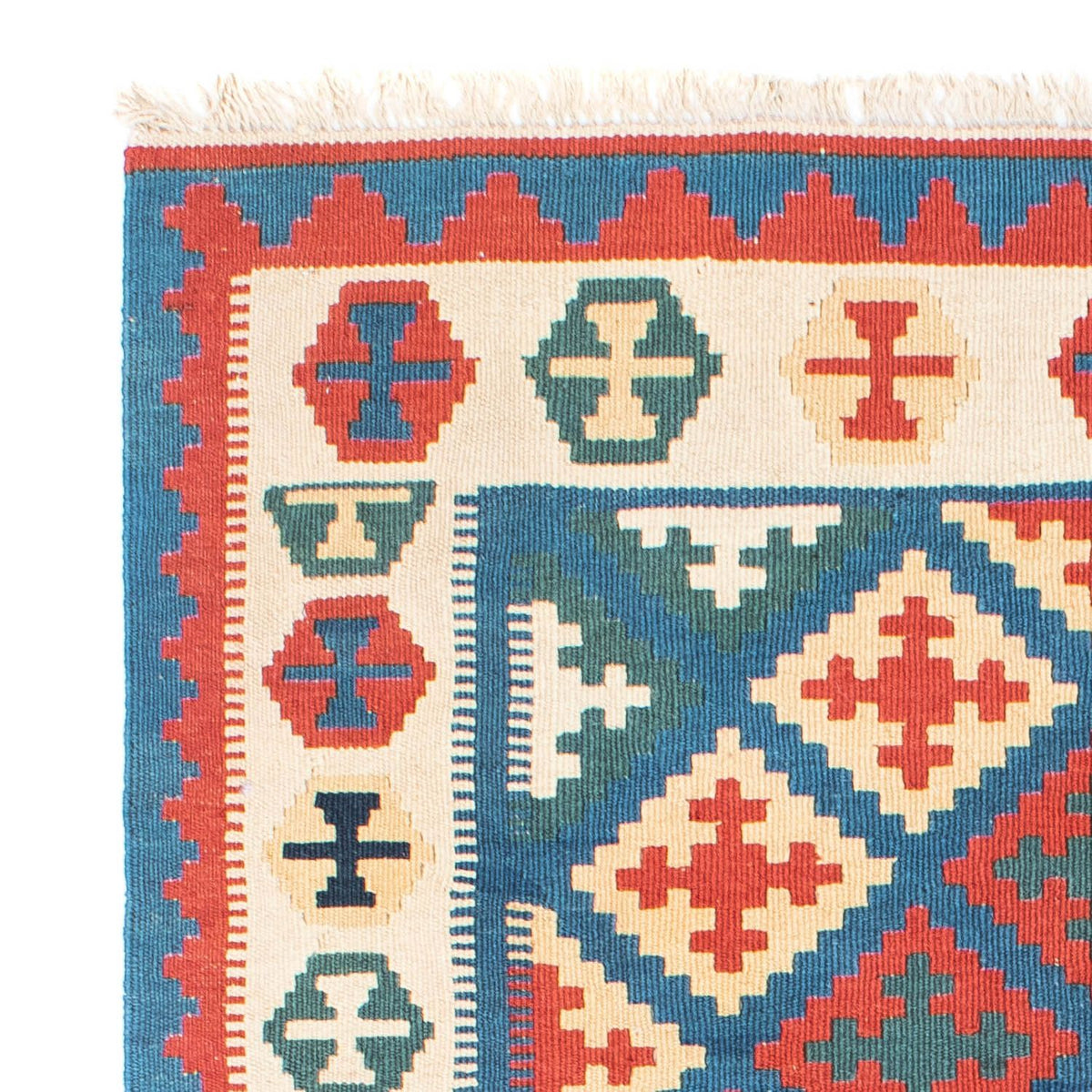 Kelim tapijt - Oosters - 185 x 112 cm - blauw
