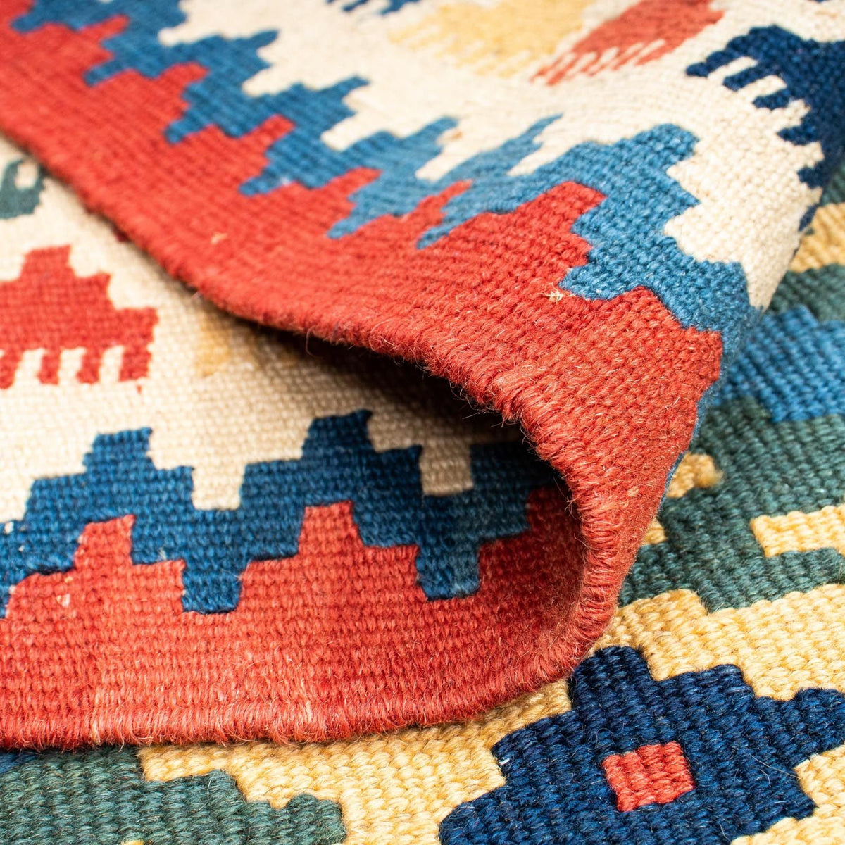 Kelim tapijt - Oosters - 182 x 122 cm - blauw