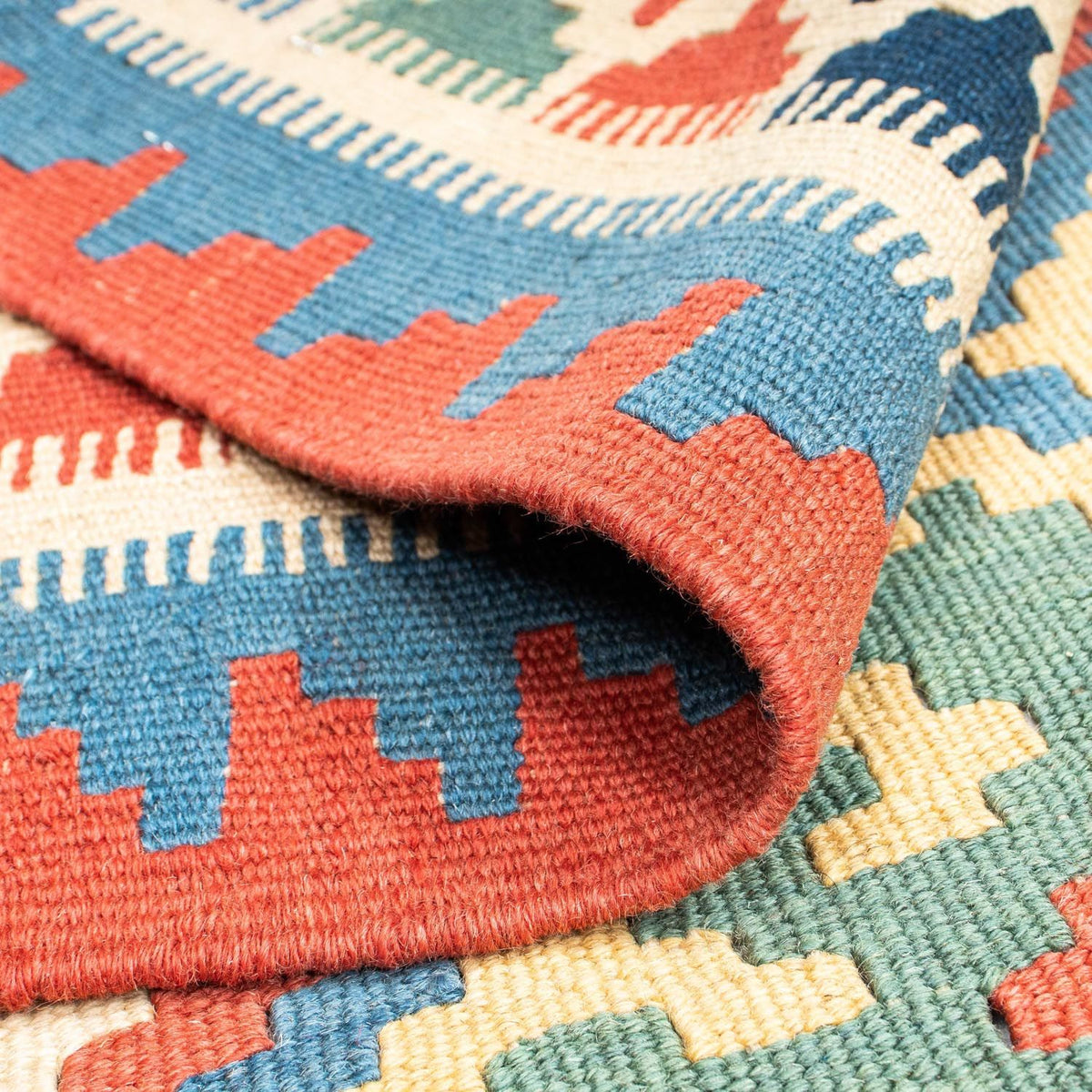 Kelim tapijt - Oosters - 173 x 130 cm - blauw