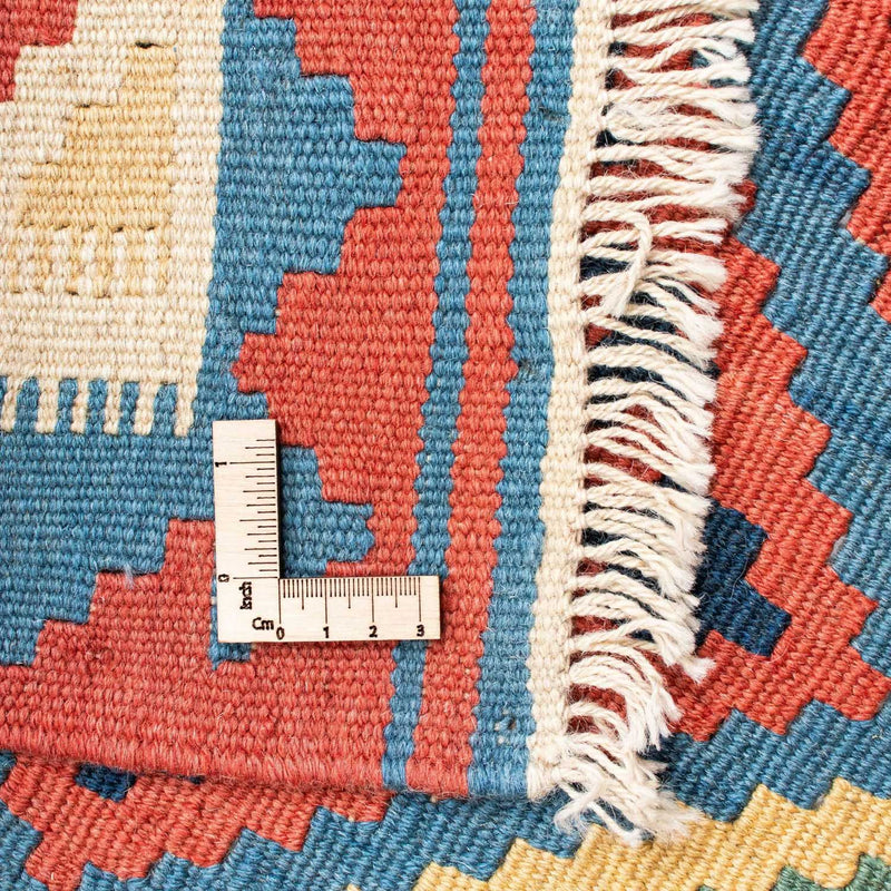 Kelim tapijt - Oosters - 173 x 130 cm - blauw