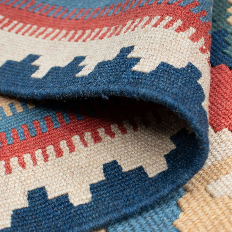 Kelim tapijt - Oosters - 177 x 117 cm - blauw