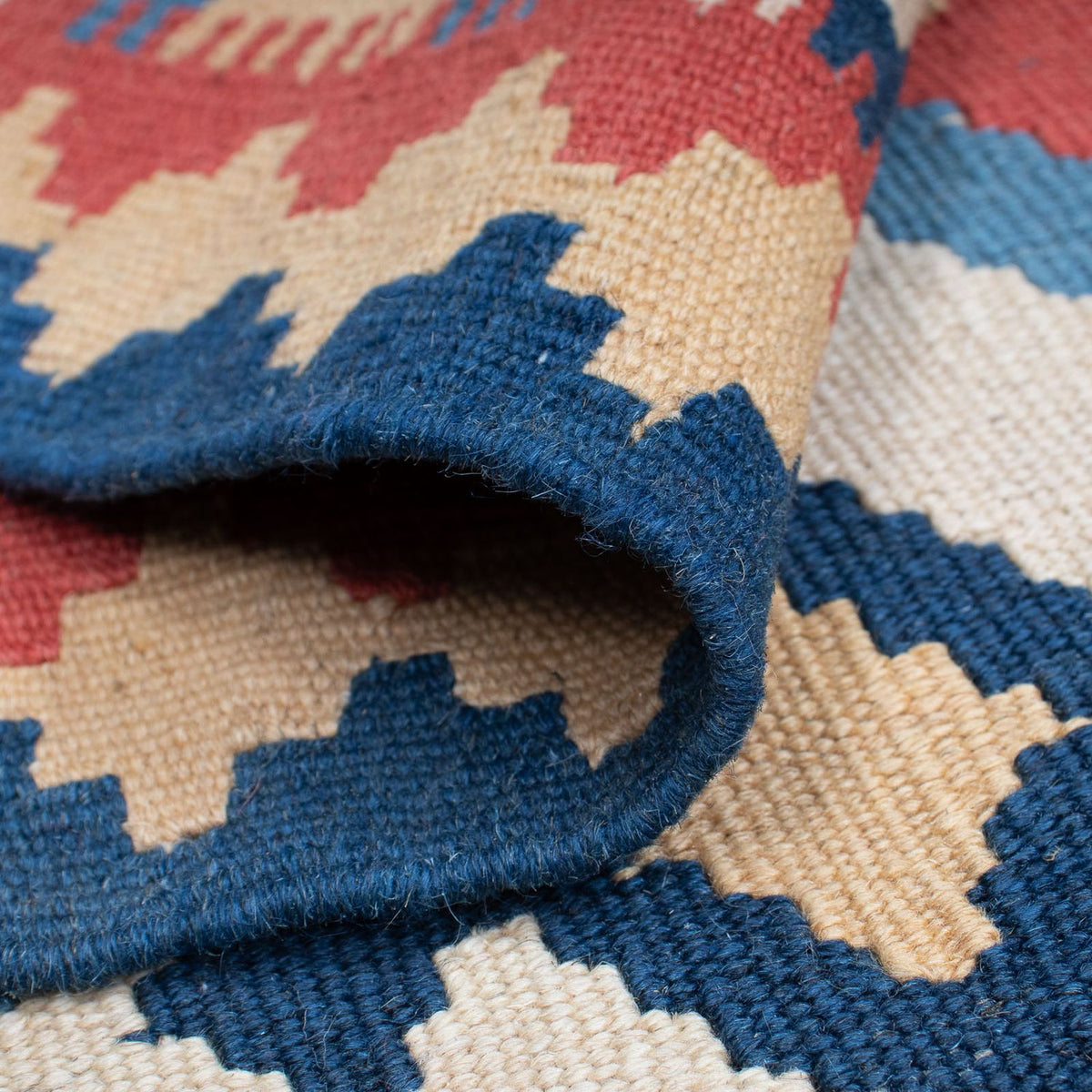 Kelim tapijt - Oosters - 183 x 123 cm - blauw