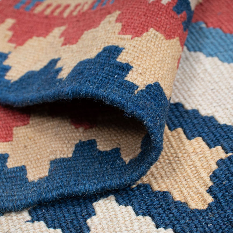 Kelim tapijt - Oosters - 183 x 123 cm - blauw