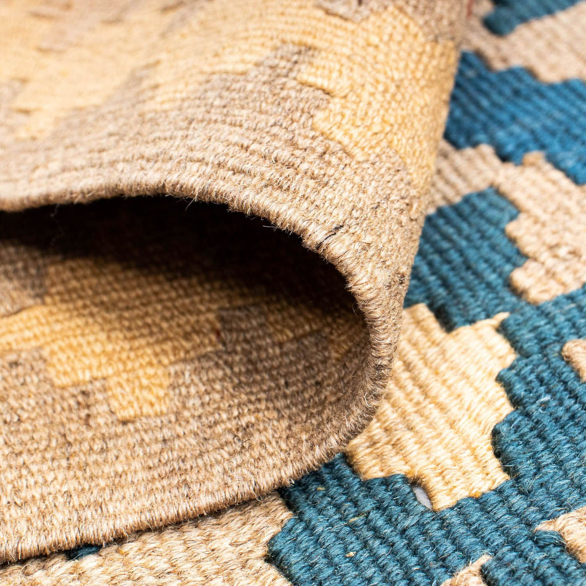 Kelim tapijt - Oosters - 152 x 100 cm - blauw