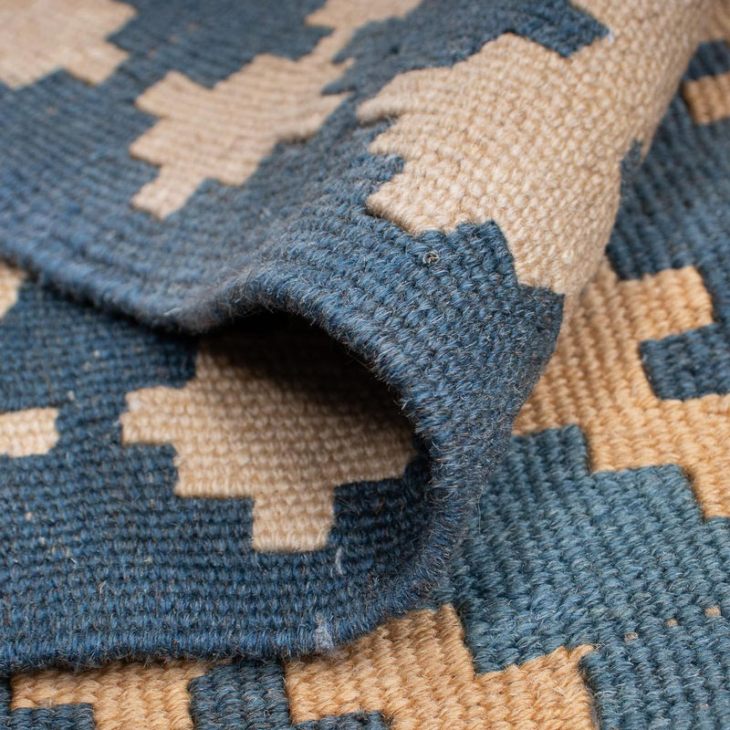 Kelim tapijt - Oosters - 178 x 128 cm - blauw