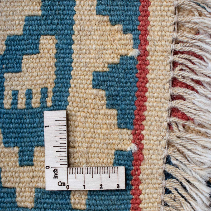 Kelim tapijt - Oosters - 155 x 117 cm - blauw