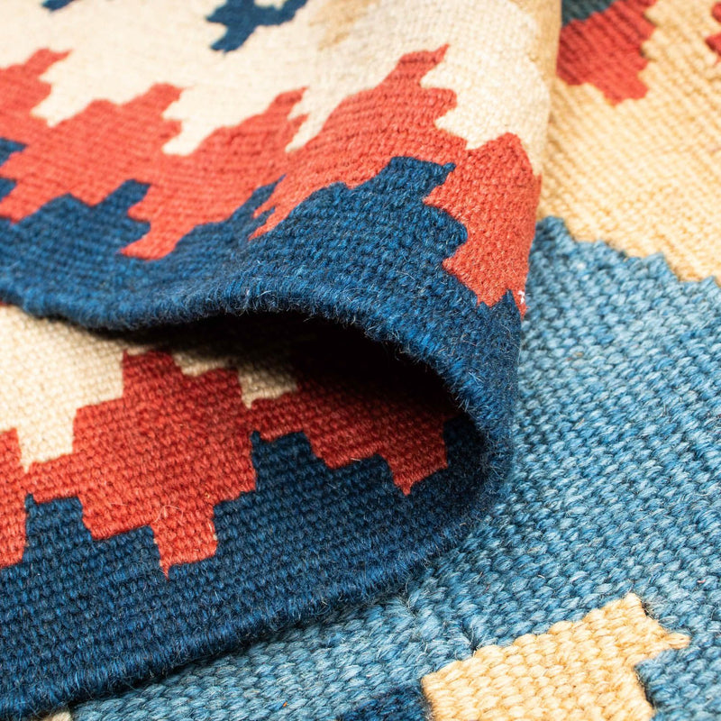 Kelim tapijt - Oosters - 183 x 116 cm - turkoois