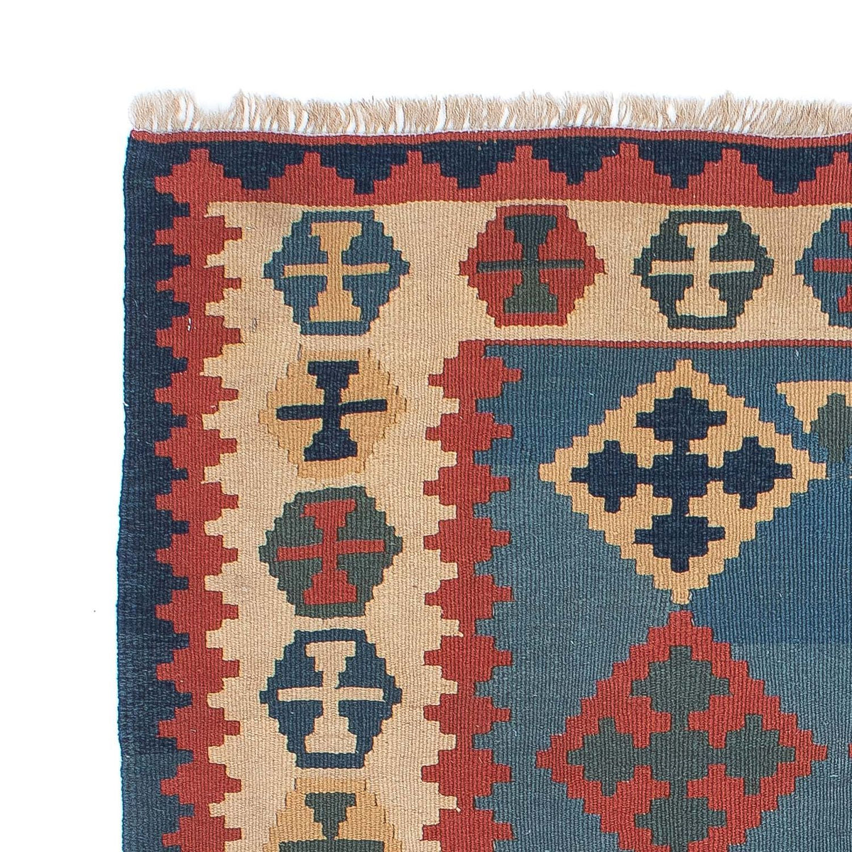 Kelim tapijt - Oosters - 171 x 118 cm - blauw