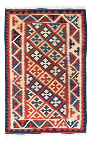 Kelim tapijt - Oosters - 160 x 112 cm - rood