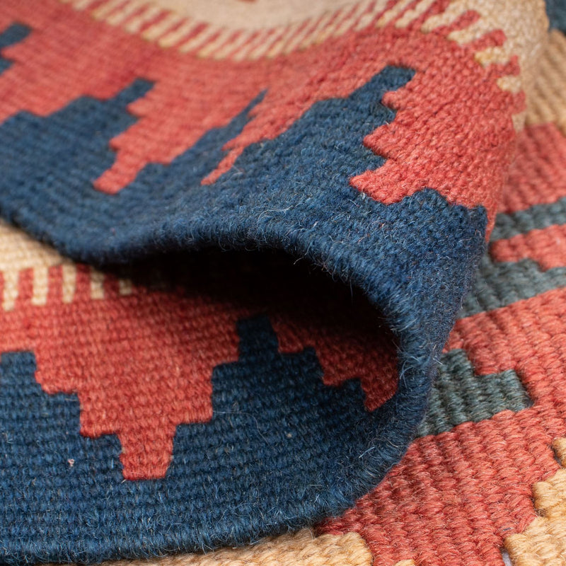 Kelim tapijt - Oosters - 172 x 125 cm - blauw