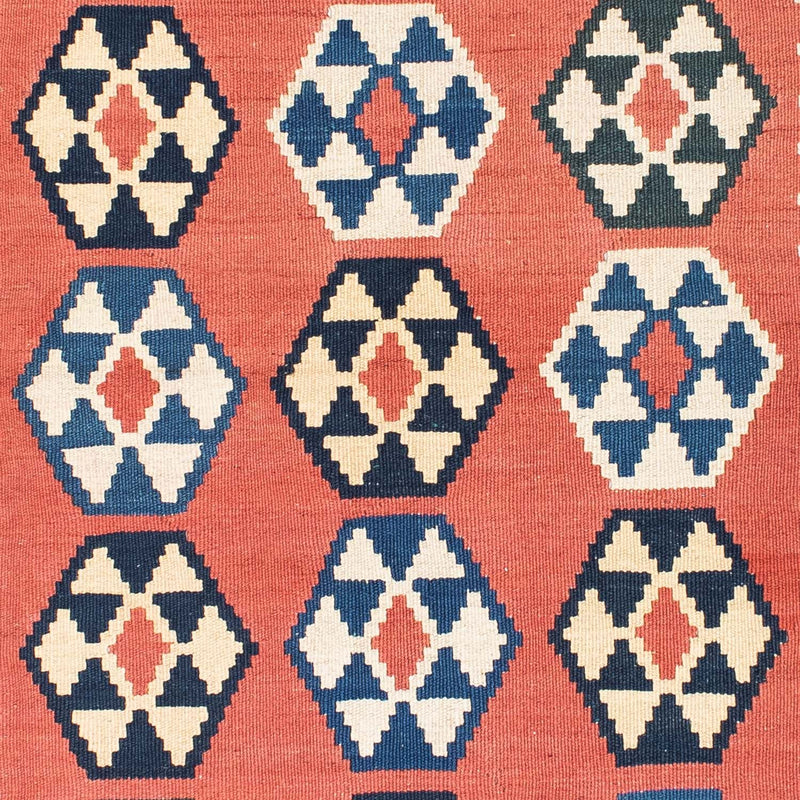 Kelim tapijt - Oosters vierkant  - 148 x 121 cm - roest