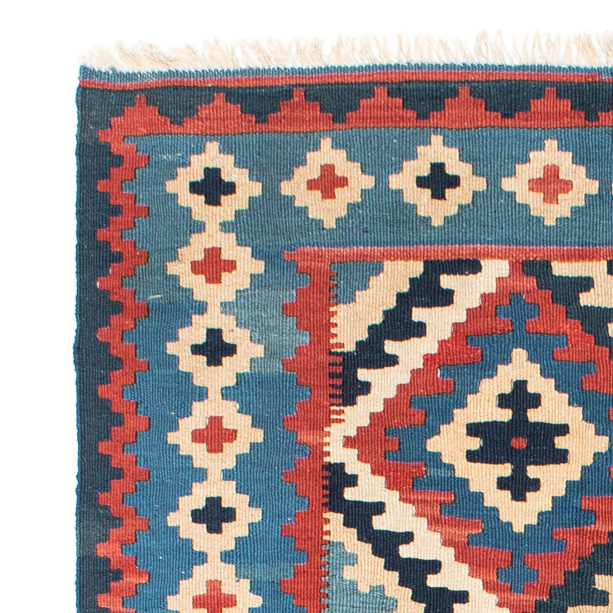 Kelim tapijt - Oosters - 160 x 103 cm - blauw