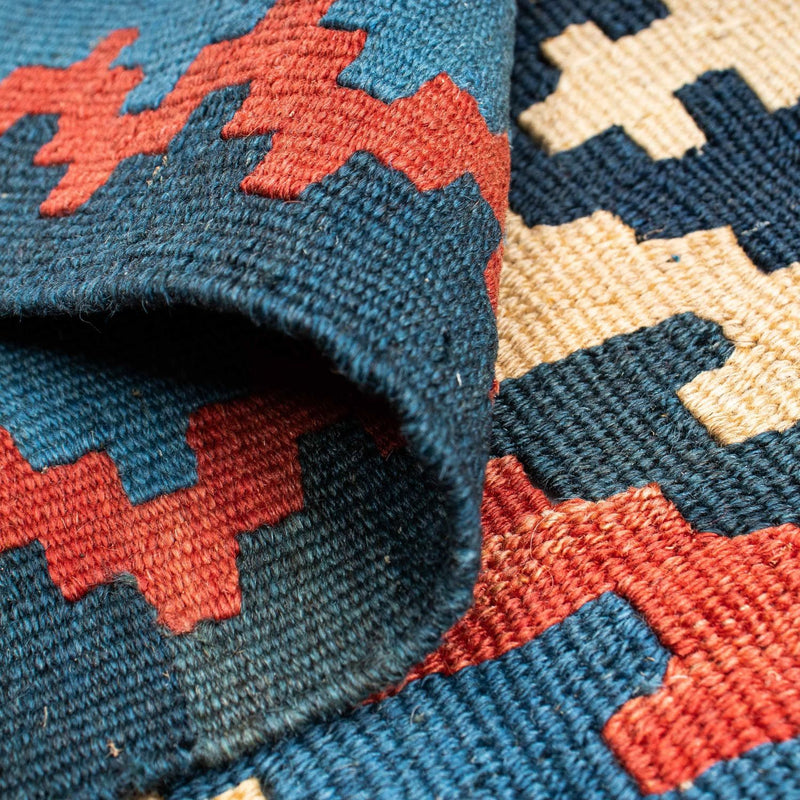 Kelim tapijt - Oosters - 160 x 103 cm - blauw