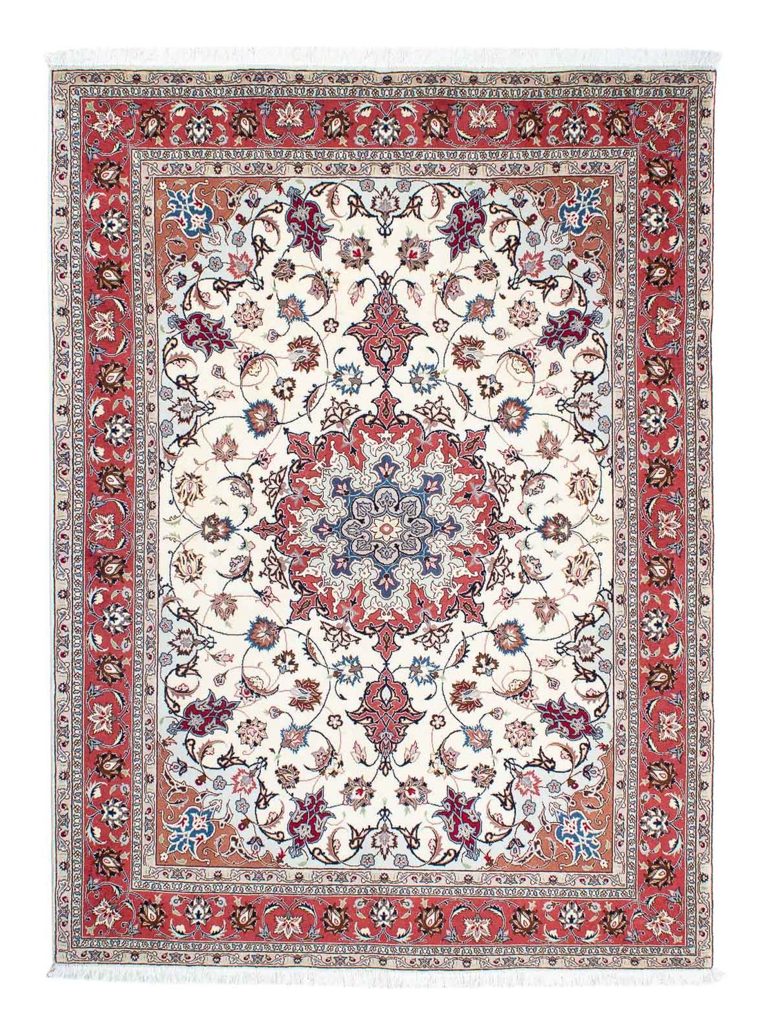 Perzisch tapijt - Tabriz - Royal - 204 x 151 cm - beige