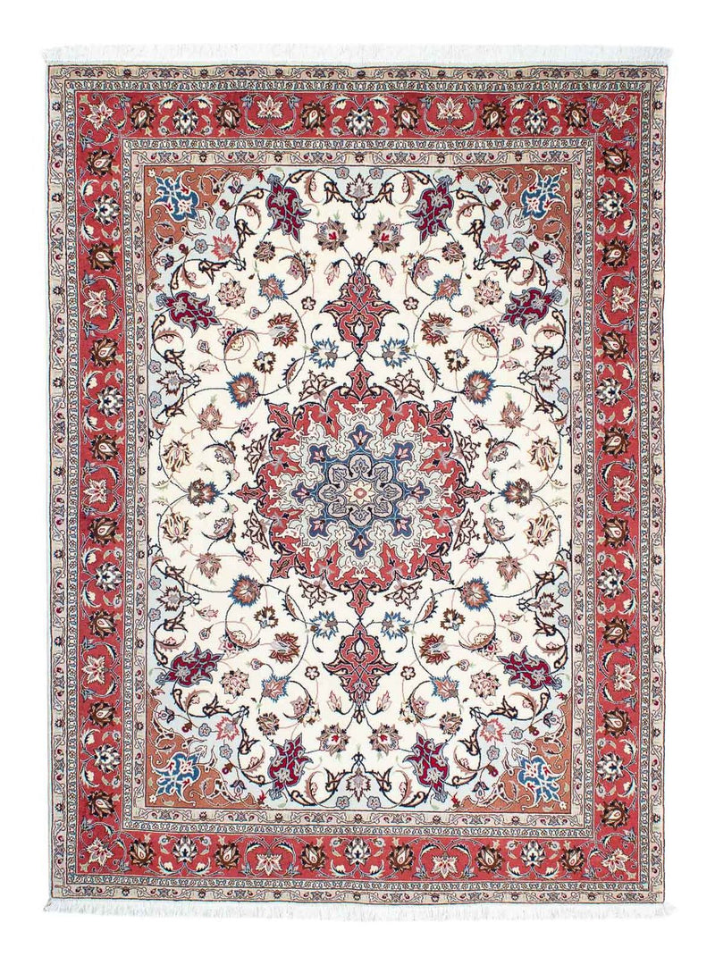 Perzisch tapijt - Tabriz - Royal - 204 x 151 cm - beige