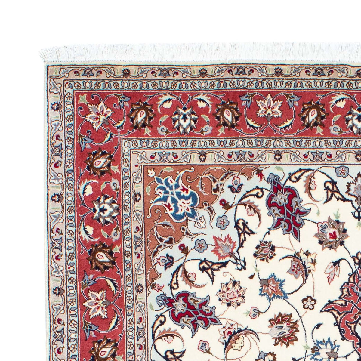 Perzisch tapijt - Tabriz - Royal - 204 x 151 cm - beige
