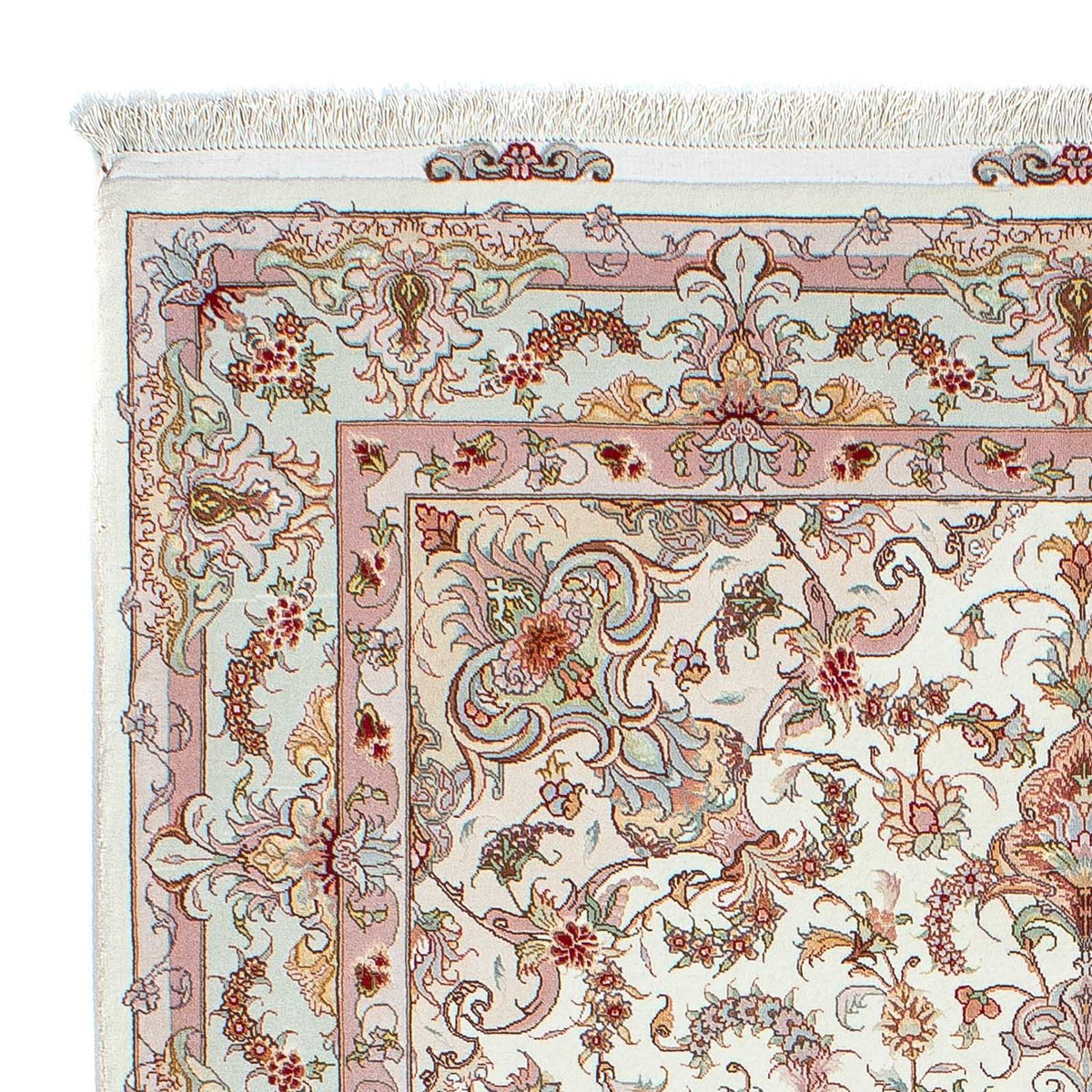Perzisch tapijt - Tabriz - Royal - 212 x 150 cm - beige