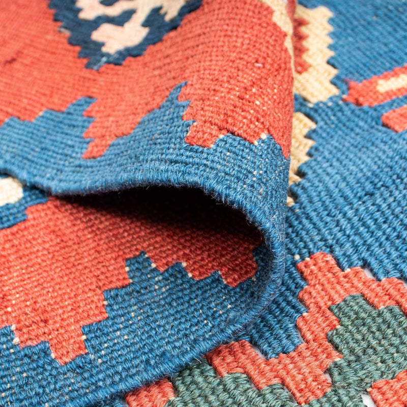 Kelim tapijt - Oosters - 177 x 116 cm - blauw