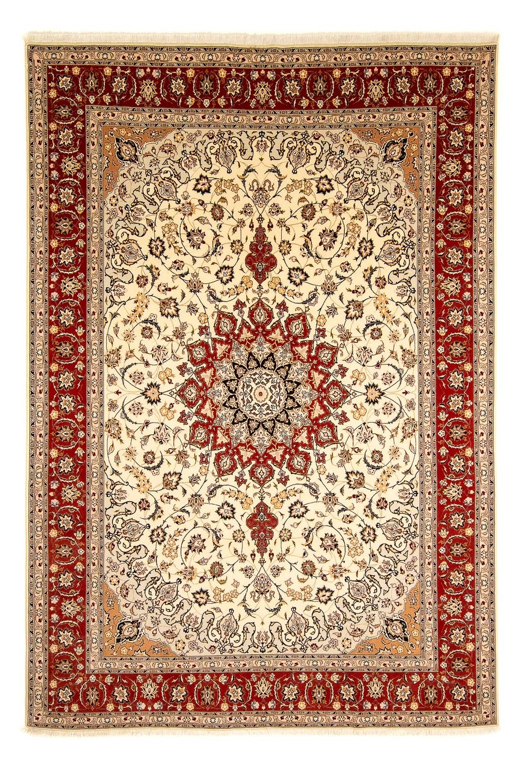 Perzisch tapijt - Tabriz - Royal - 358 x 250 cm - beige