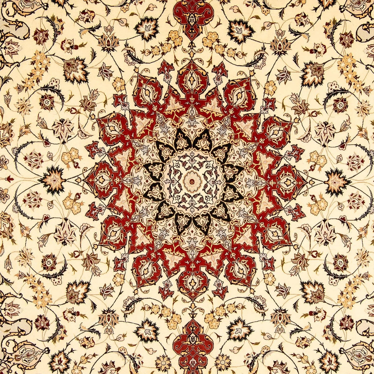 Perzisch tapijt - Tabriz - Royal - 358 x 250 cm - beige