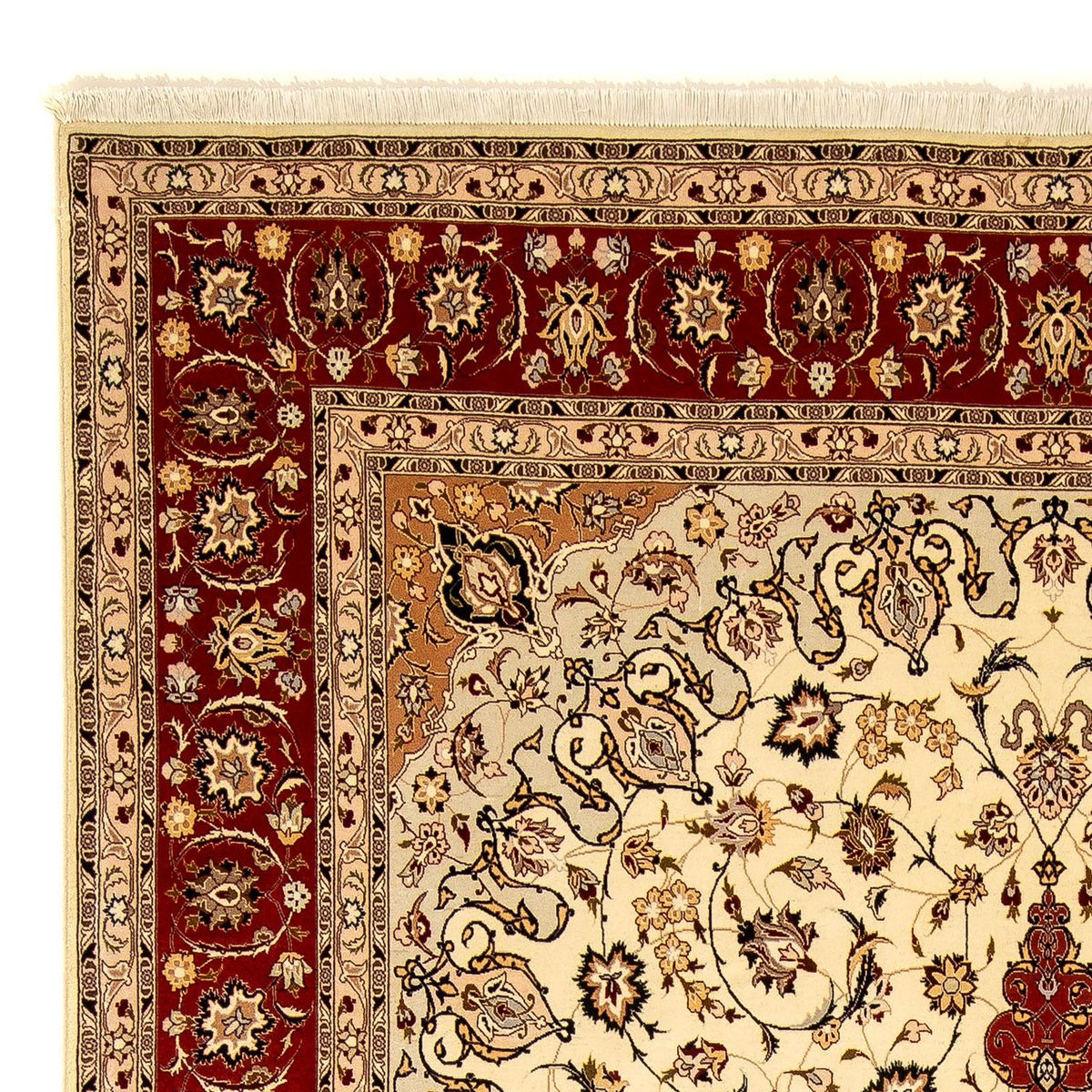 Perzisch tapijt - Tabriz - Royal - 358 x 250 cm - beige
