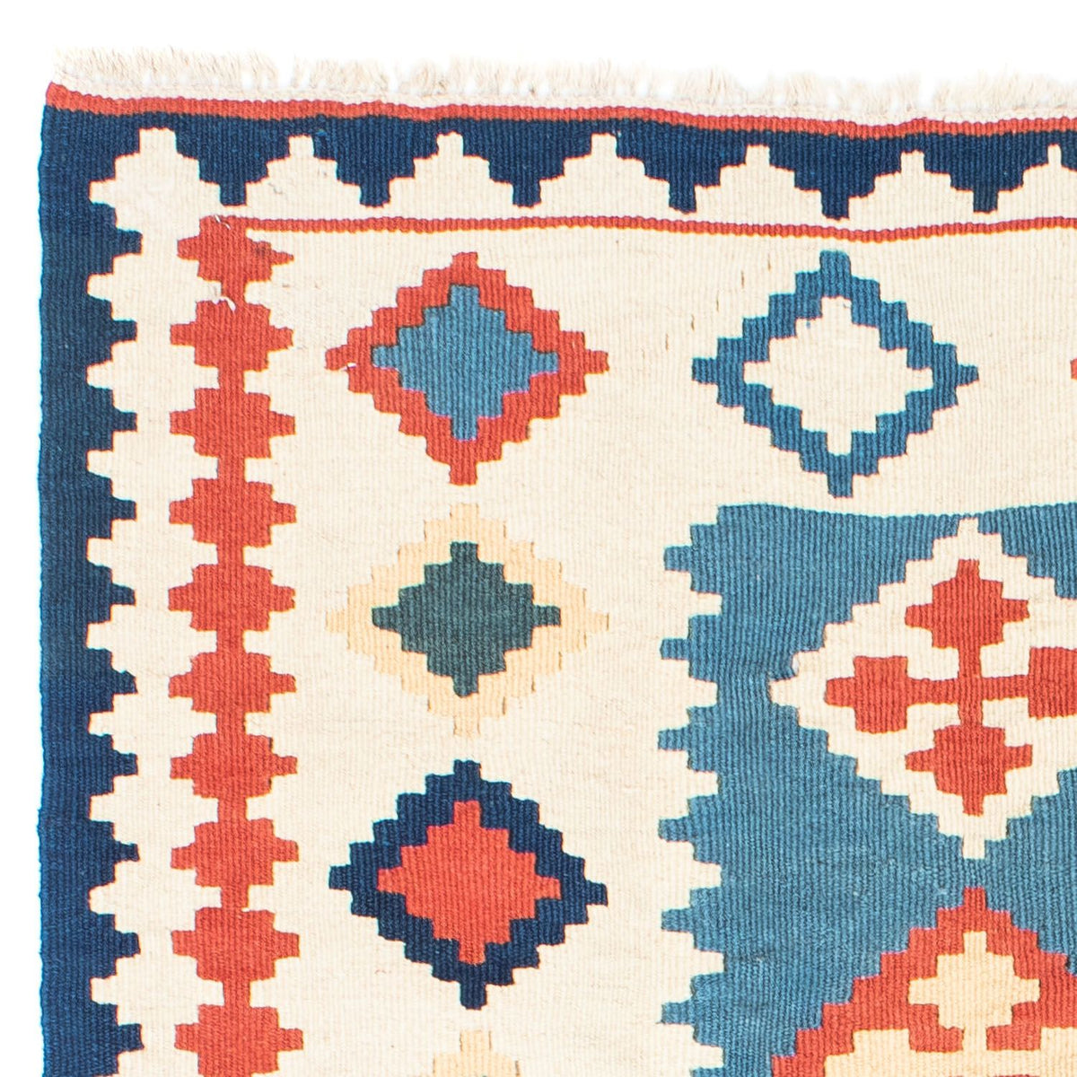 Kelim tapijt - Oosters - 168 x 122 cm - blauw