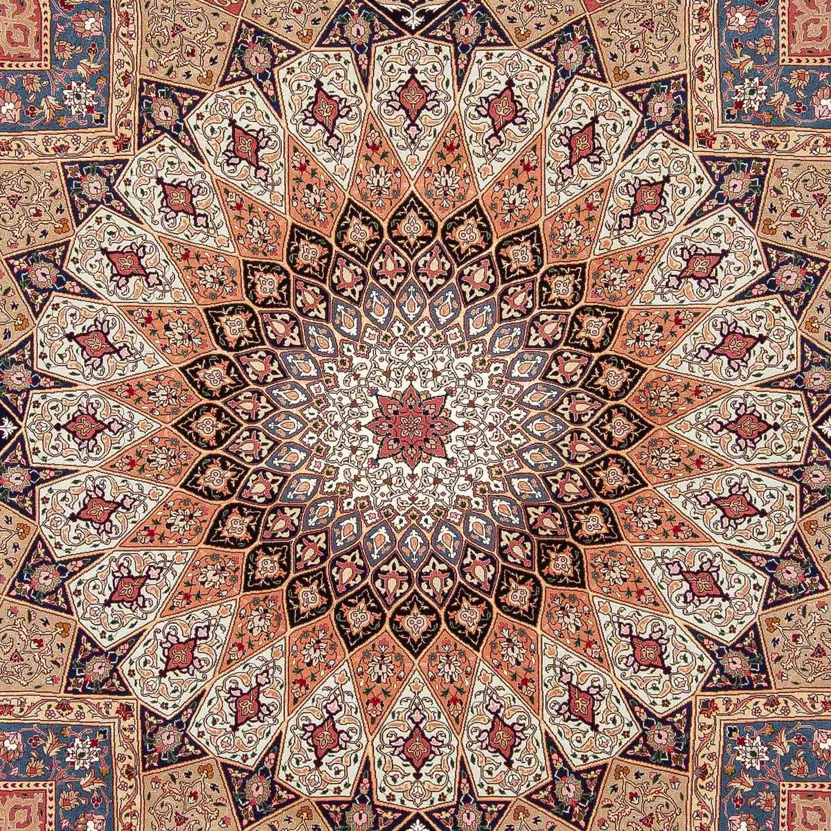 Perzisch tapijt - Tabriz - Royal - 298 x 254 cm - veelkleurig