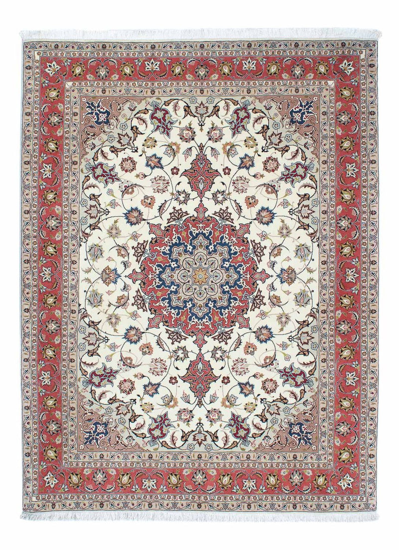 Perzisch tapijt - Tabriz - Royal - 203 x 154 cm - beige