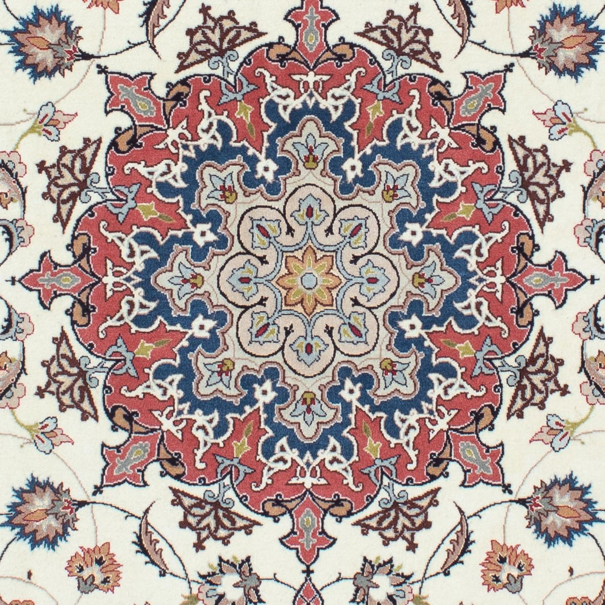 Perzisch tapijt - Tabriz - Royal - 203 x 154 cm - beige