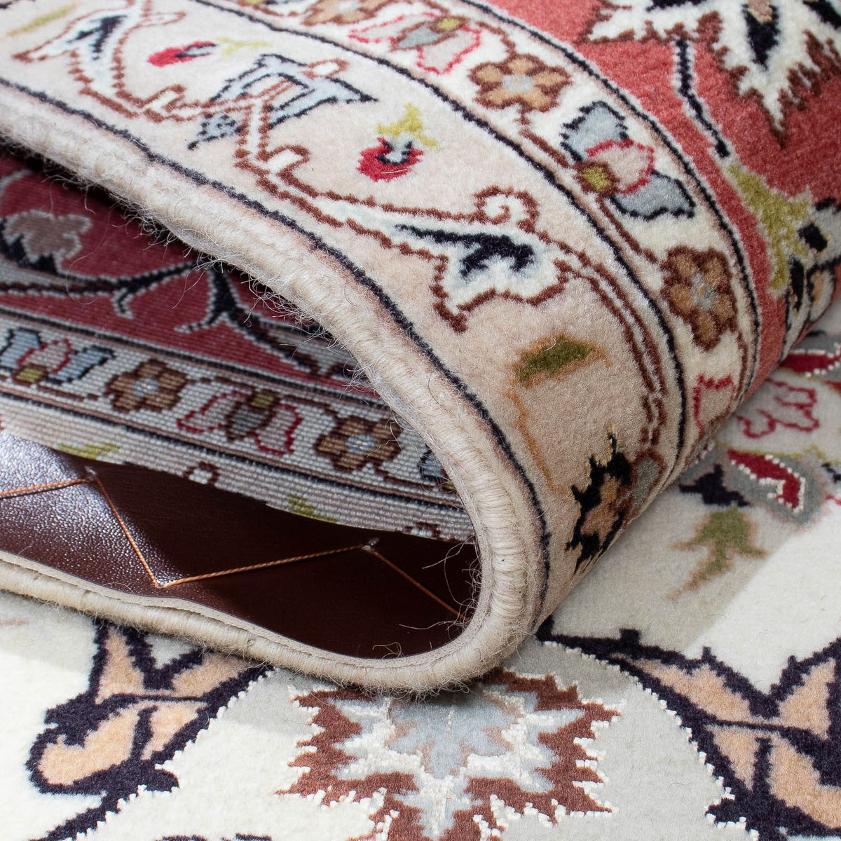 Perzisch tapijt - Tabriz - Royal - 203 x 154 cm - beige