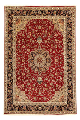 Perzisch tapijt - Tabriz - Royal - 367 x 253 cm - donkerrood
