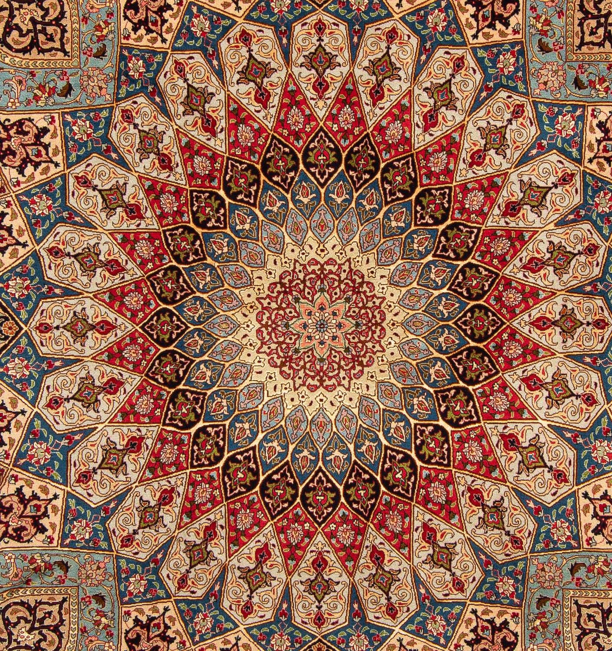Perzisch tapijt - Tabriz - Royal - 255 x 206 cm - lichtbruin