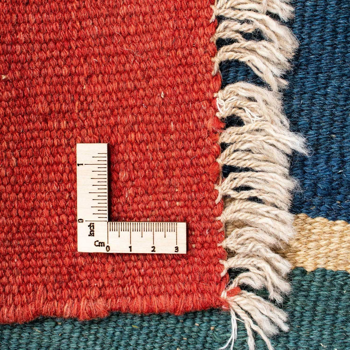 Kelim tapijt - Oosters - 198 x 152 cm - rood