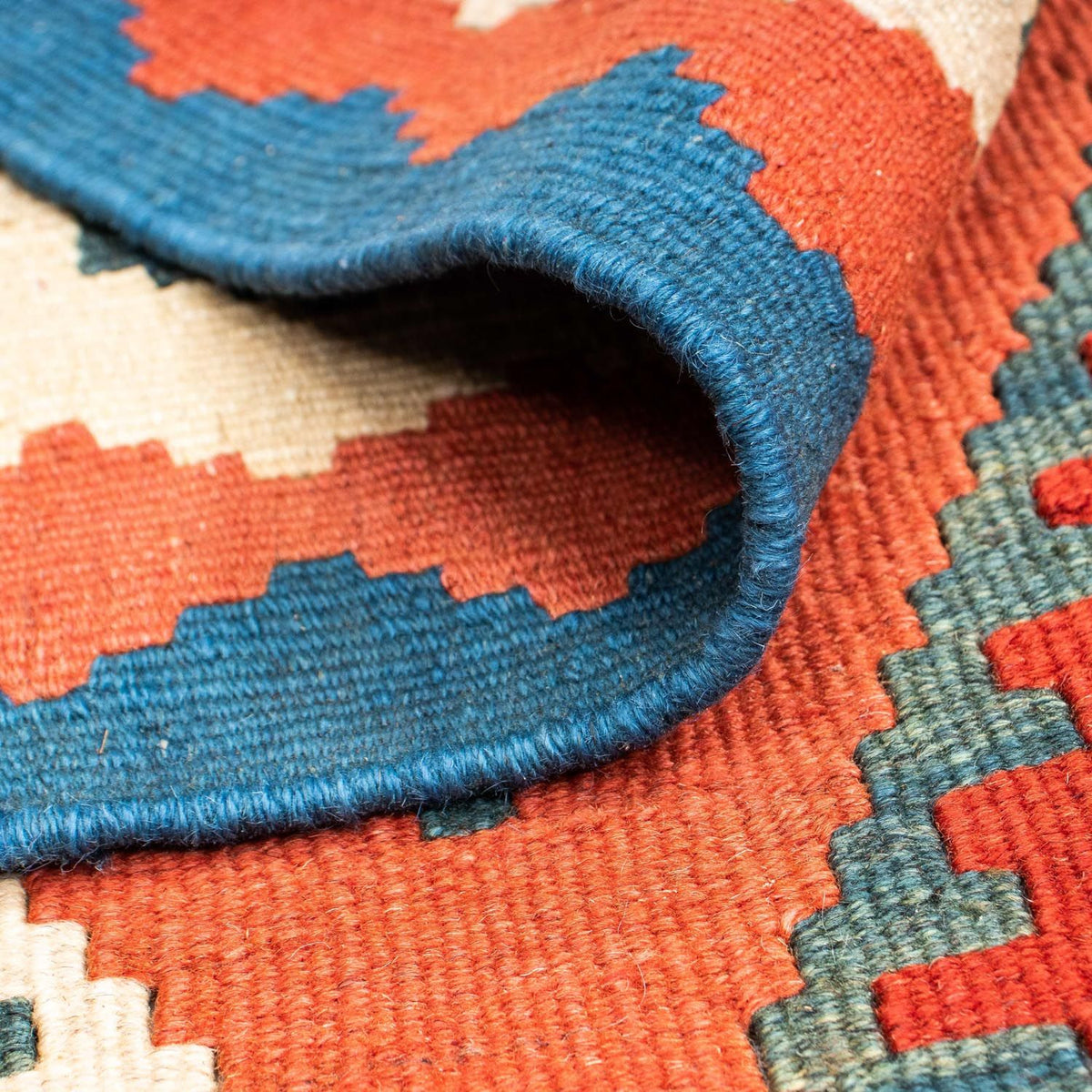 Kelim tapijt - Oosters - 140 x 105 cm - rood