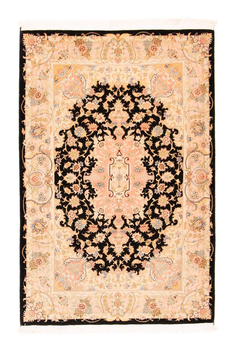 Perzisch tapijt - Tabriz - Royal - 154 x 104 cm - zwart