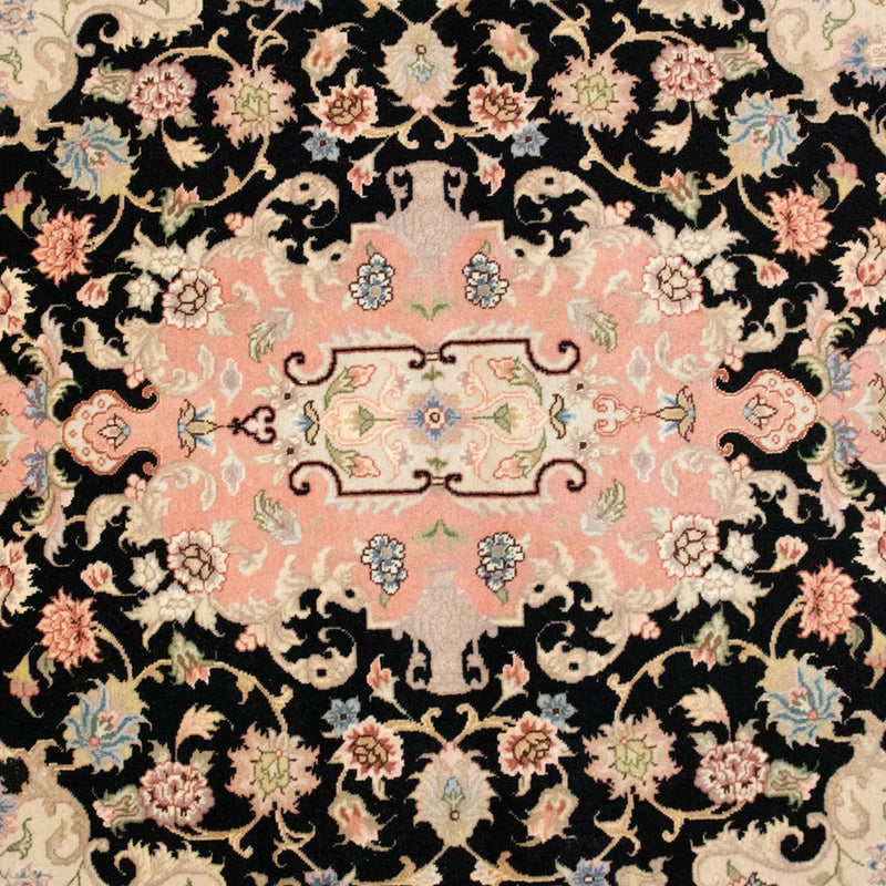 Perzisch tapijt - Tabriz - Royal - 154 x 104 cm - zwart