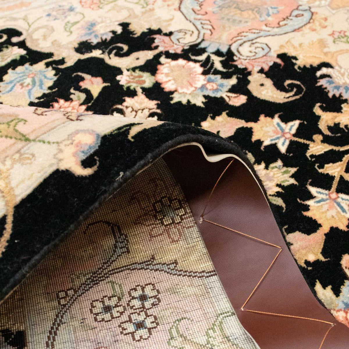 Perzisch tapijt - Tabriz - Royal - 154 x 104 cm - zwart