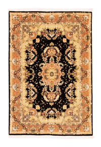 Perzisch tapijt - Tabriz - Royal - 147 x 100 cm - zwart