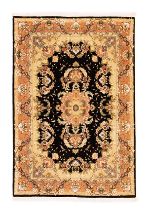 Perzisch tapijt - Tabriz - Royal - 147 x 100 cm - zwart