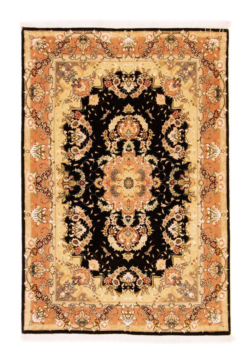 Perzisch tapijt - Tabriz - Royal - 147 x 100 cm - zwart