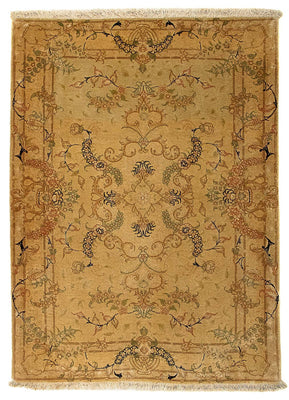 Perzisch tapijt - Tabriz - Royal - 116 x 83 cm - bruin
