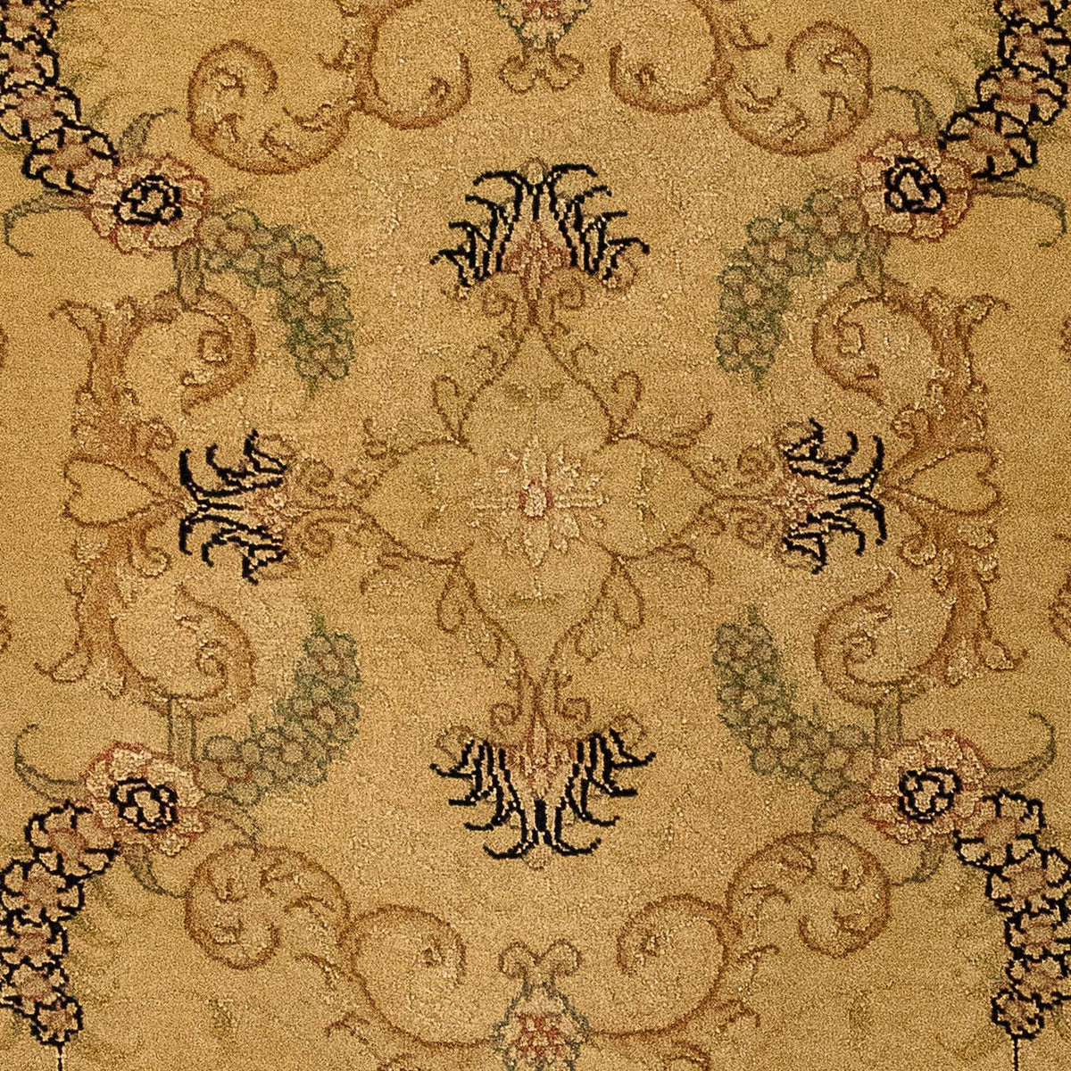 Perzisch tapijt - Tabriz - Royal - 116 x 83 cm - bruin