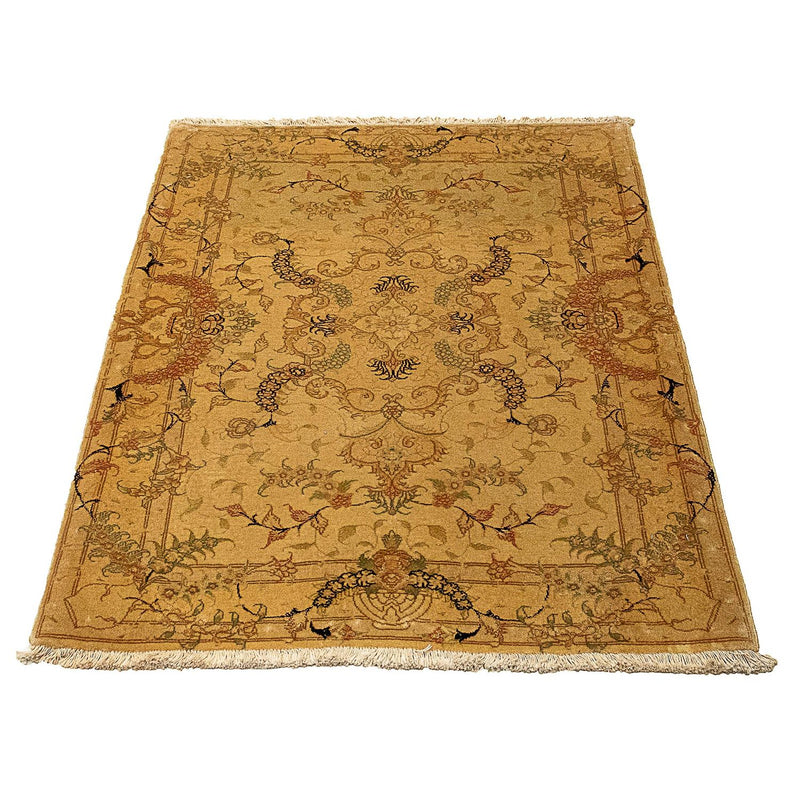 Perzisch tapijt - Tabriz - Royal - 116 x 83 cm - bruin