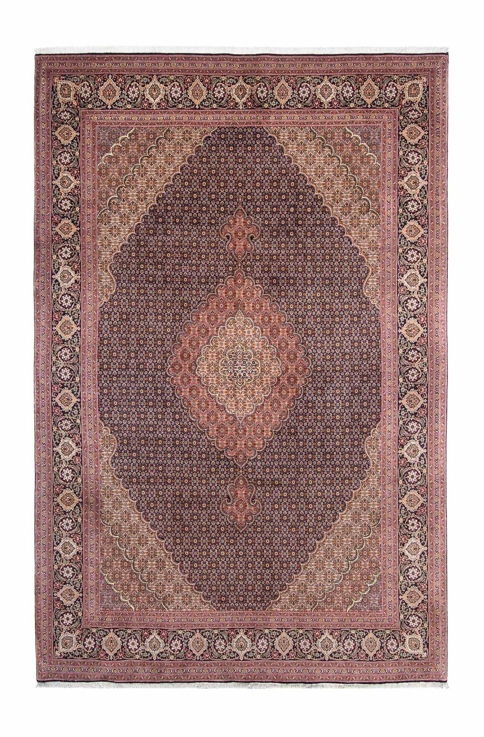 Perzisch tapijt - Tabriz - 310 x 202 cm - donkerblauw